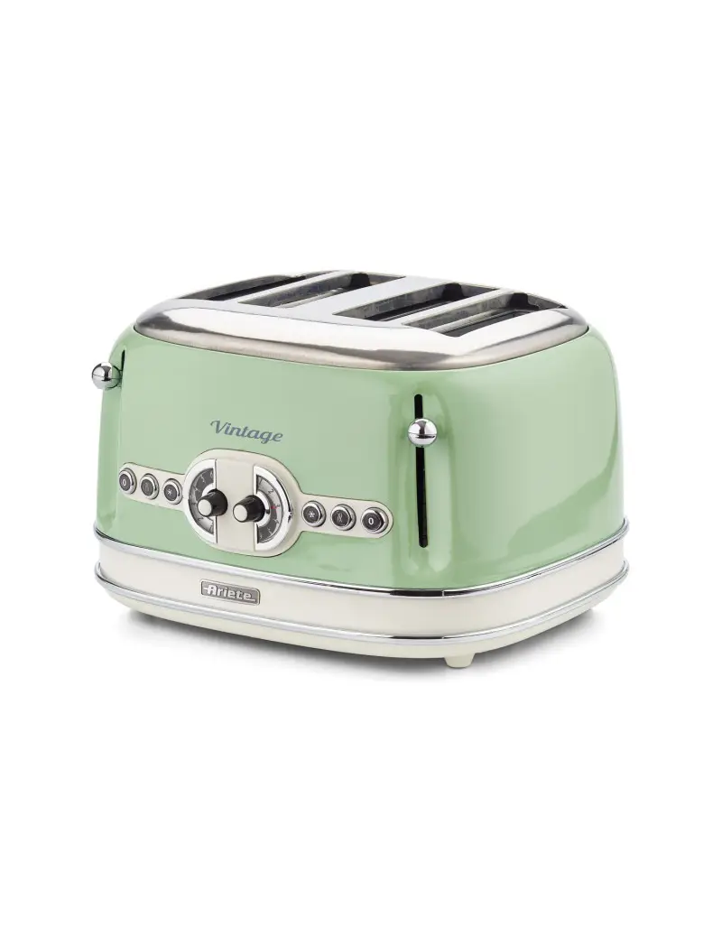 Grille pain 4 fentes vintage vert