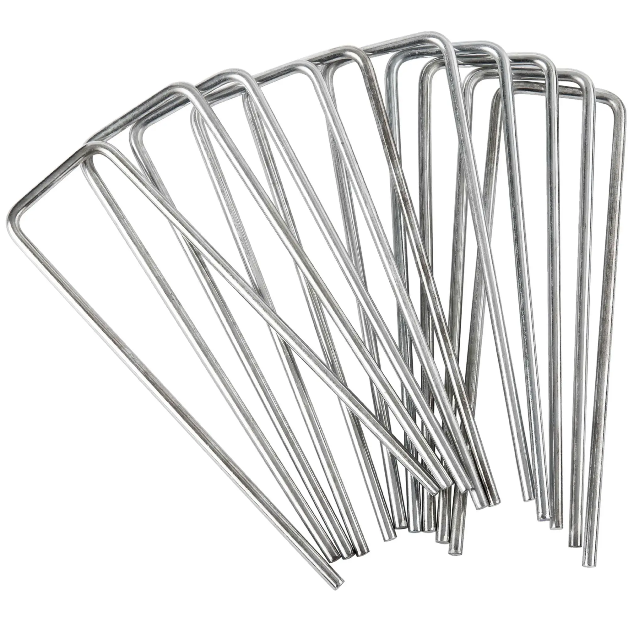 Lot de 40 Agrafes métalliques galvanisée WERKA PRO 15x4cm
