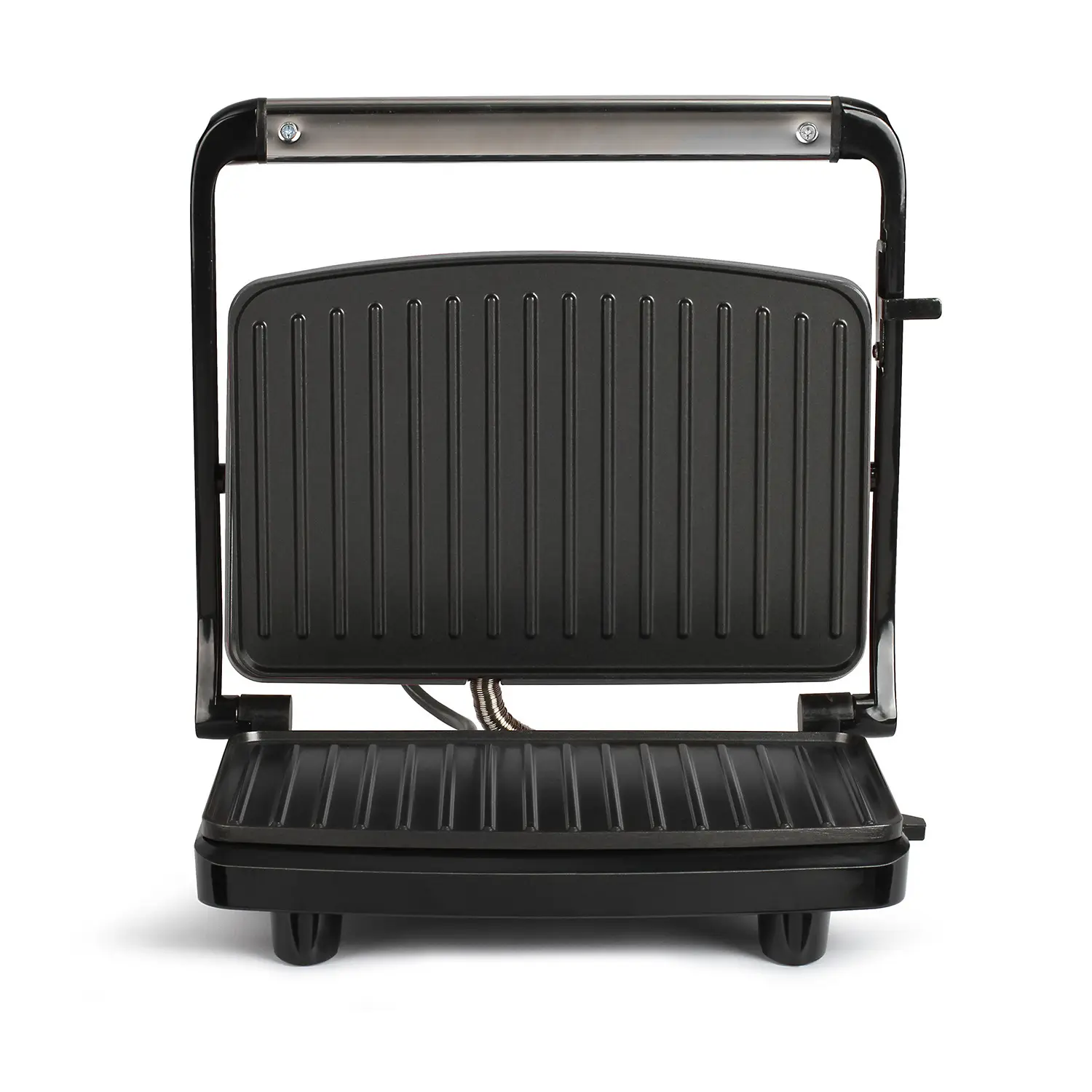 Grill viandes et panini 750w gris/noir