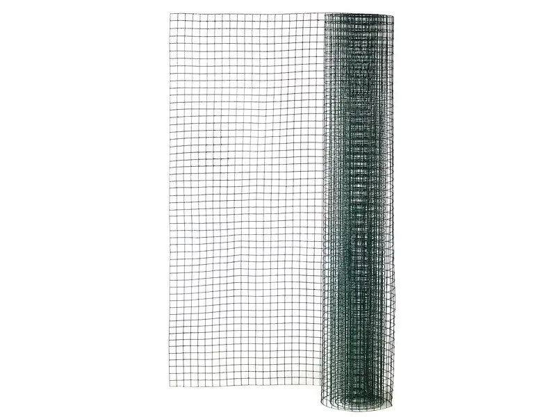 Grillage Pour Animaux Soudé Vert, H.0.5 X L.3 M, Maille H.12 X L.12.7 Mm Centrale Brico