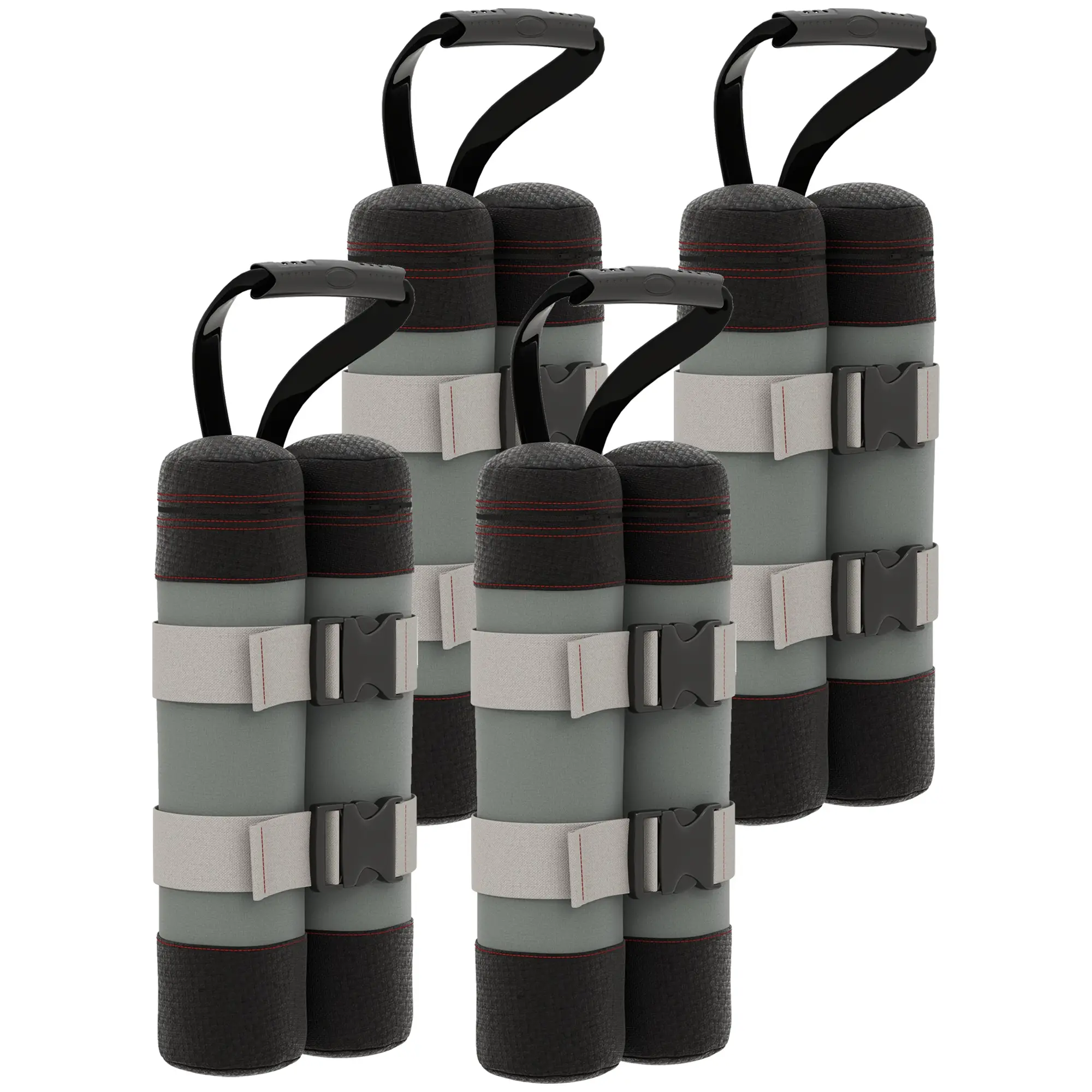 Poids lestage tonnelle tissu Oxford pour barnum ancrage anti-vent 4 pcs noir – ComfortXL Outdoor Living