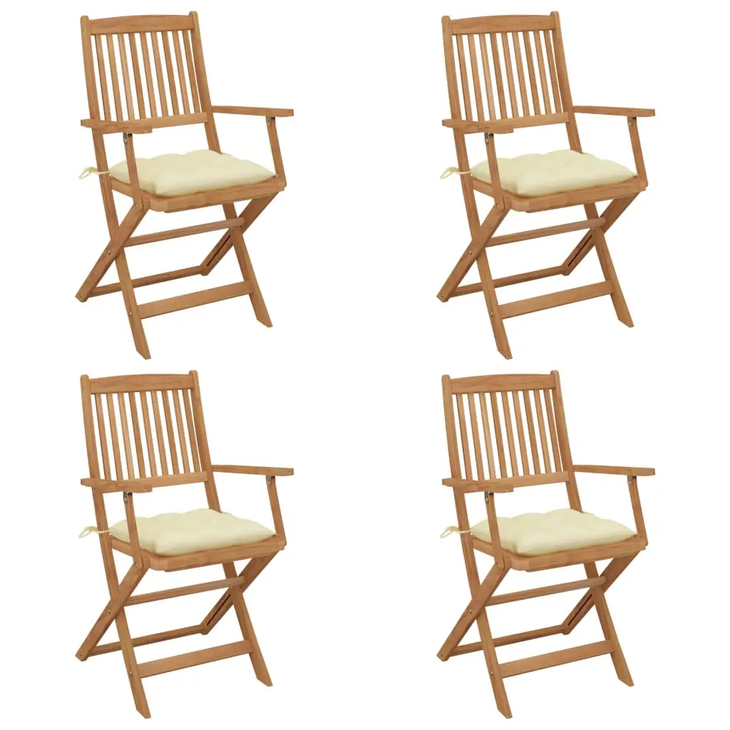 Lot de 4 Chaise bois composite Greencastle Blanc 54 X 57 X 91 cm – P87209B