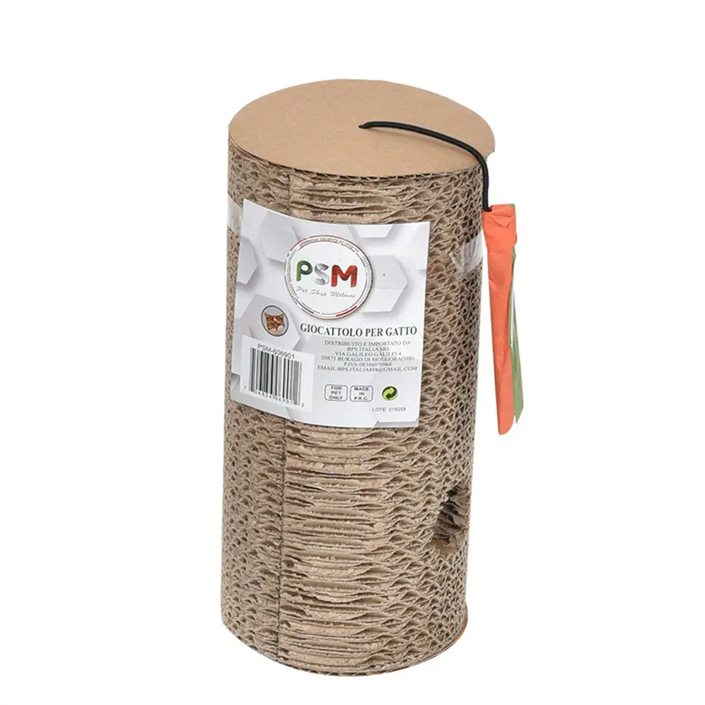 Griffoire pour chat, En forme de cylindre, avec cloche intégré, MCBOSON