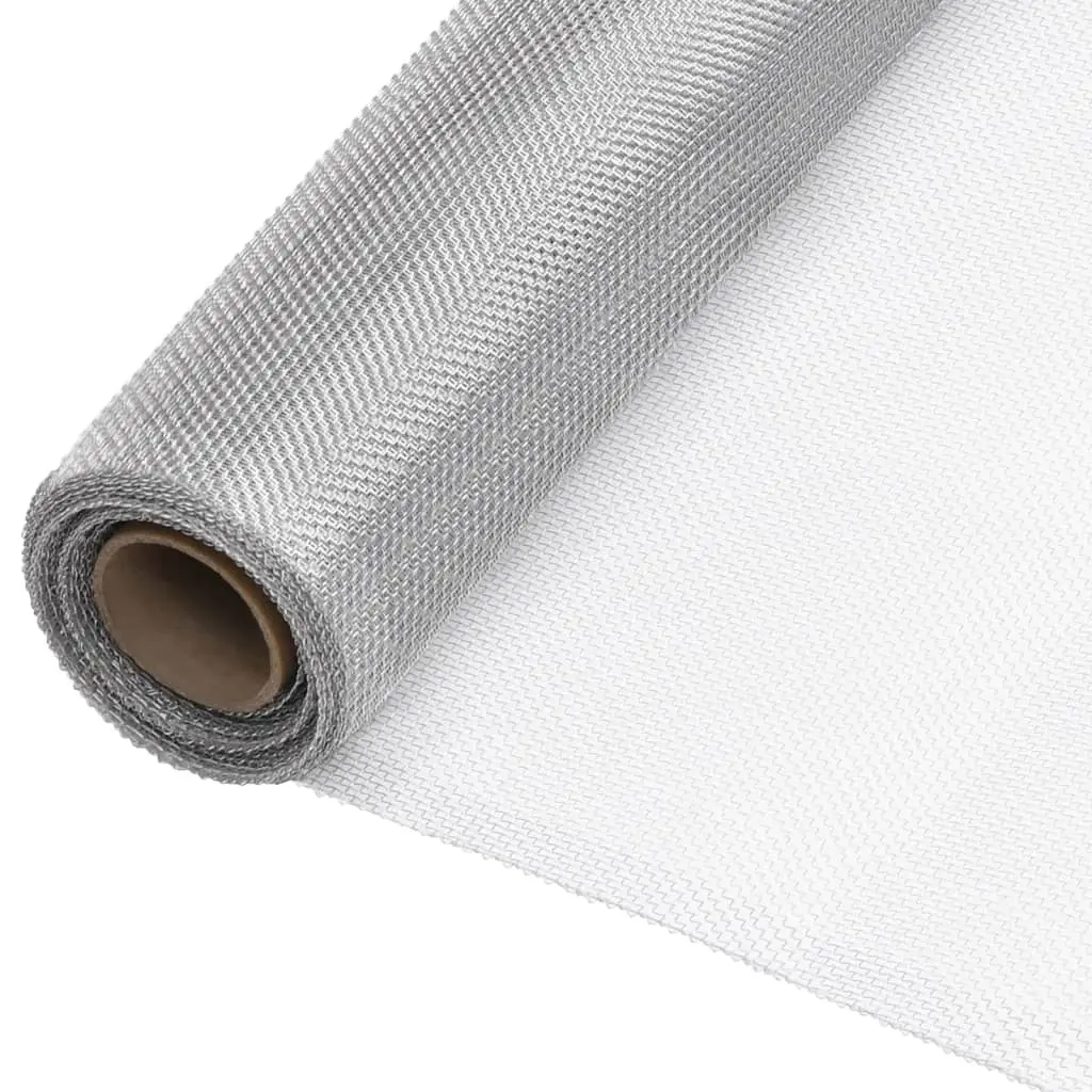 Grillage Moustiquaire Aluminium Fenêtre Protection Durable 100x2000cm