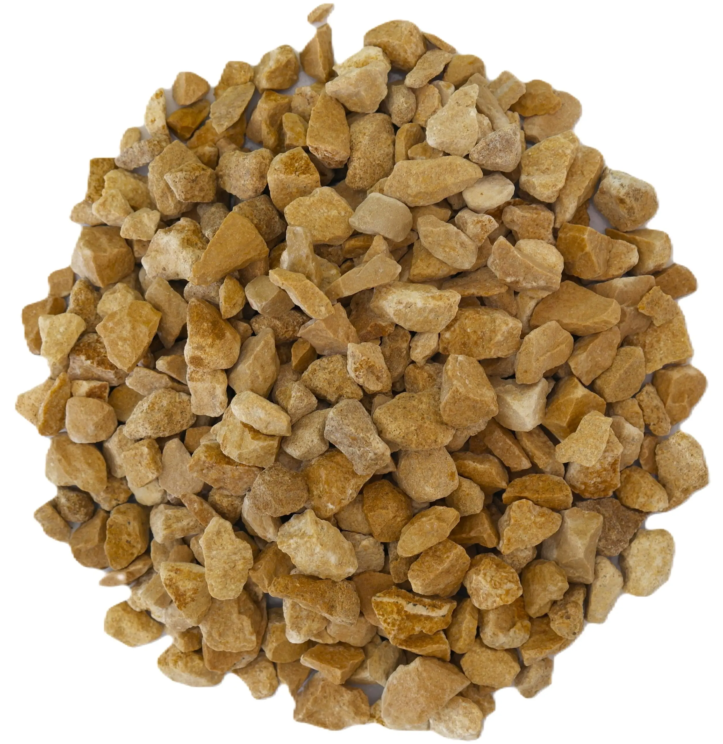 Gravillon jaune calcaire 6/10 en big bag d’1T