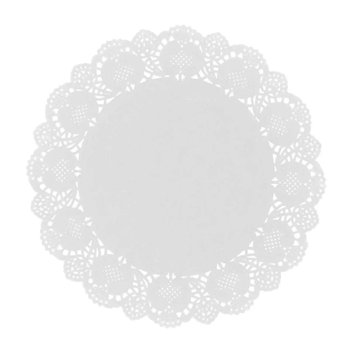 Lot de 20 Napperons «Lily Cook» 21cm Blanc