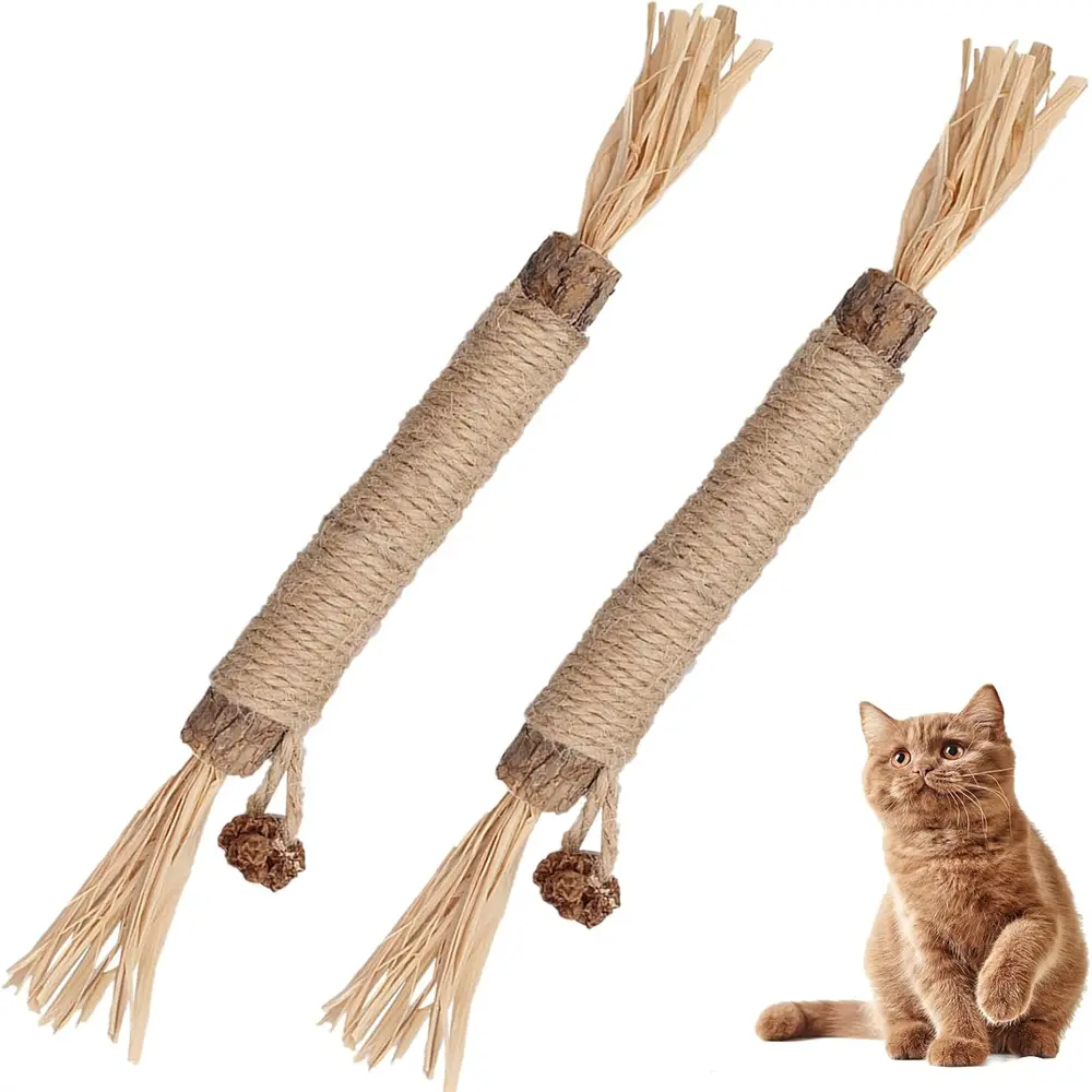 Lot de 3 souris jouet pour chat en coton MCBOSON