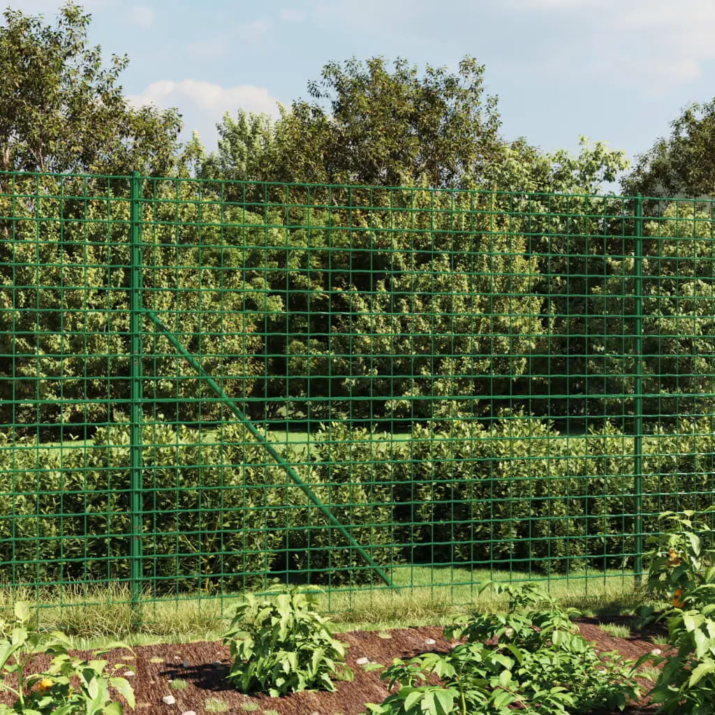Grillage Rouleau Acier Propriété Clôture Haute Protection 2,2x25m Vert