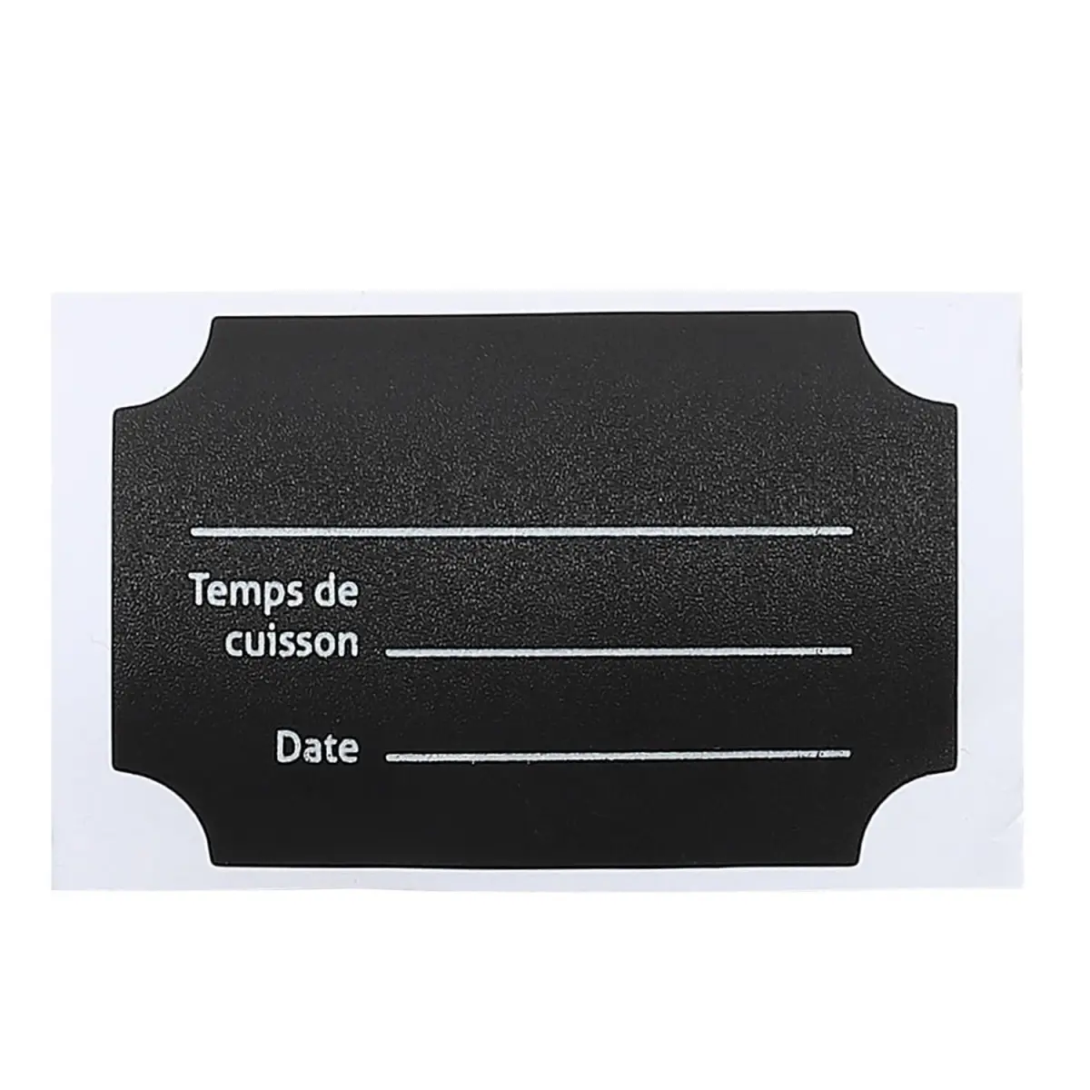 Lot de 24 Étiquettes Bocaux «Cuisine» 7cm Noir