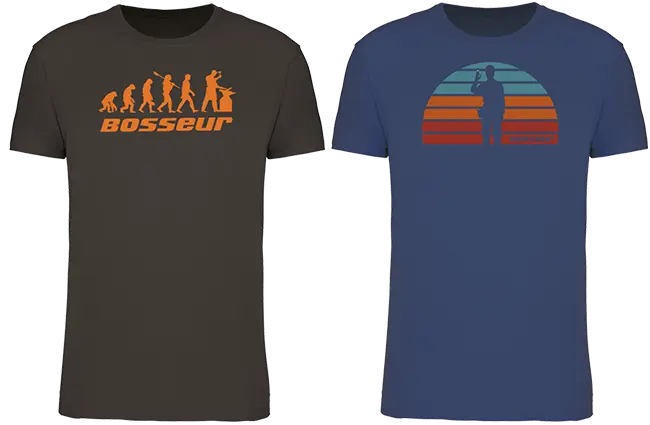 Lot de 2 t-shirt de travail BOSSEUR Evo Taupe – 12230-001