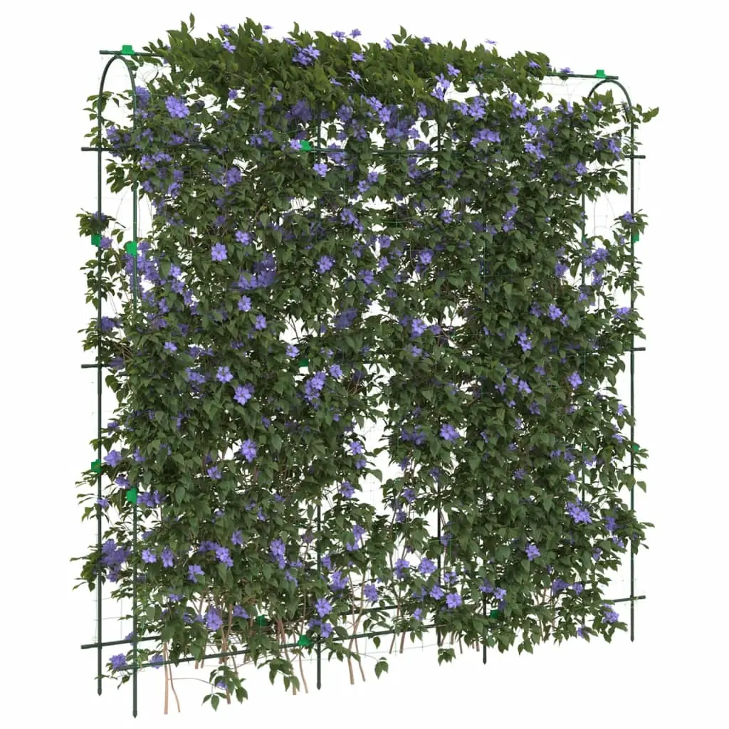 Lot de 2 Treillis Jardin Forme U en Acier Robuste pour Plantes Grimpantes et Potager Vert – ComfortXL Outdoor Living