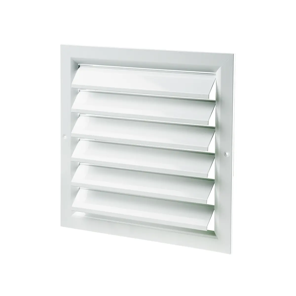 Grille de ventilation en aluminium 400 × 400 mm – Avec volets anti