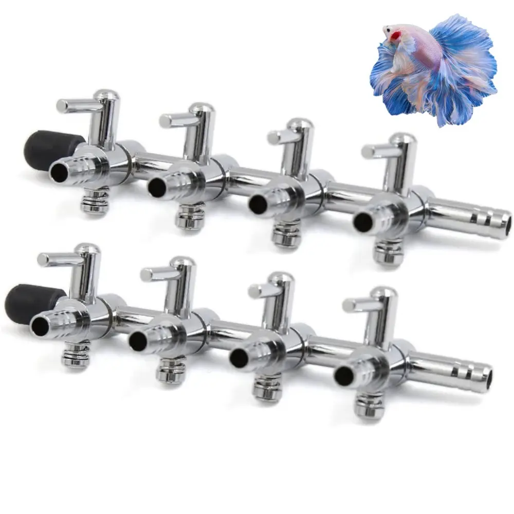 Lot de 2 valves 4 voies pour aquarium – Lytech