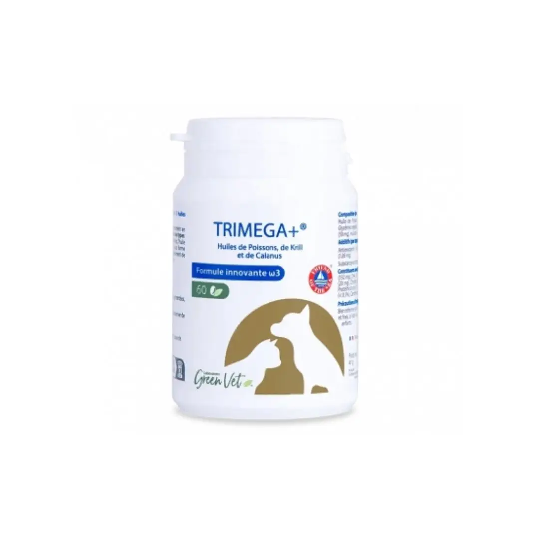Greenvet Trimega+ Omega 3 pour chien et chat