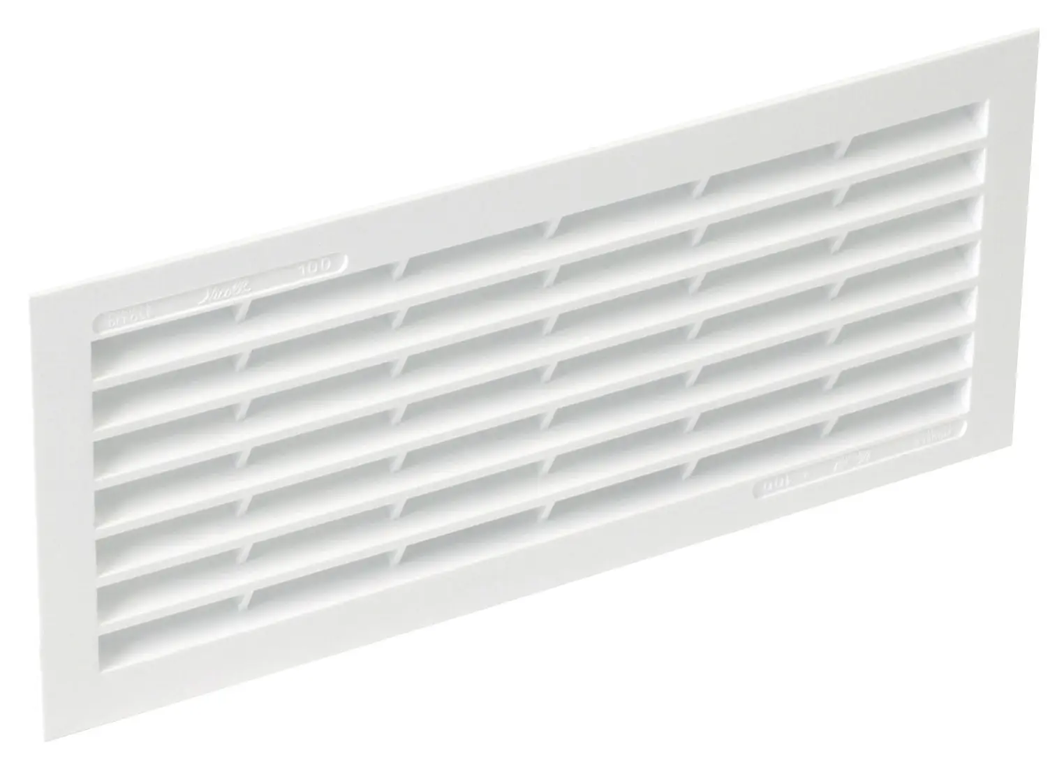 Grille de ventilation en applique Type 100cm² rectangulaire 84x230mm