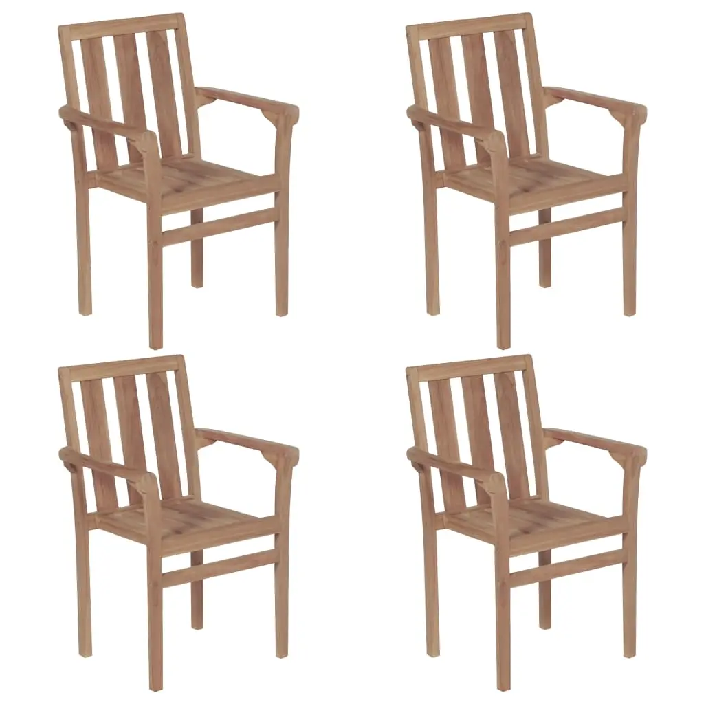 Lot de 4 Chaise bois composite André-François-Paul Brun 58 X 50 X 89 cm – P87209B