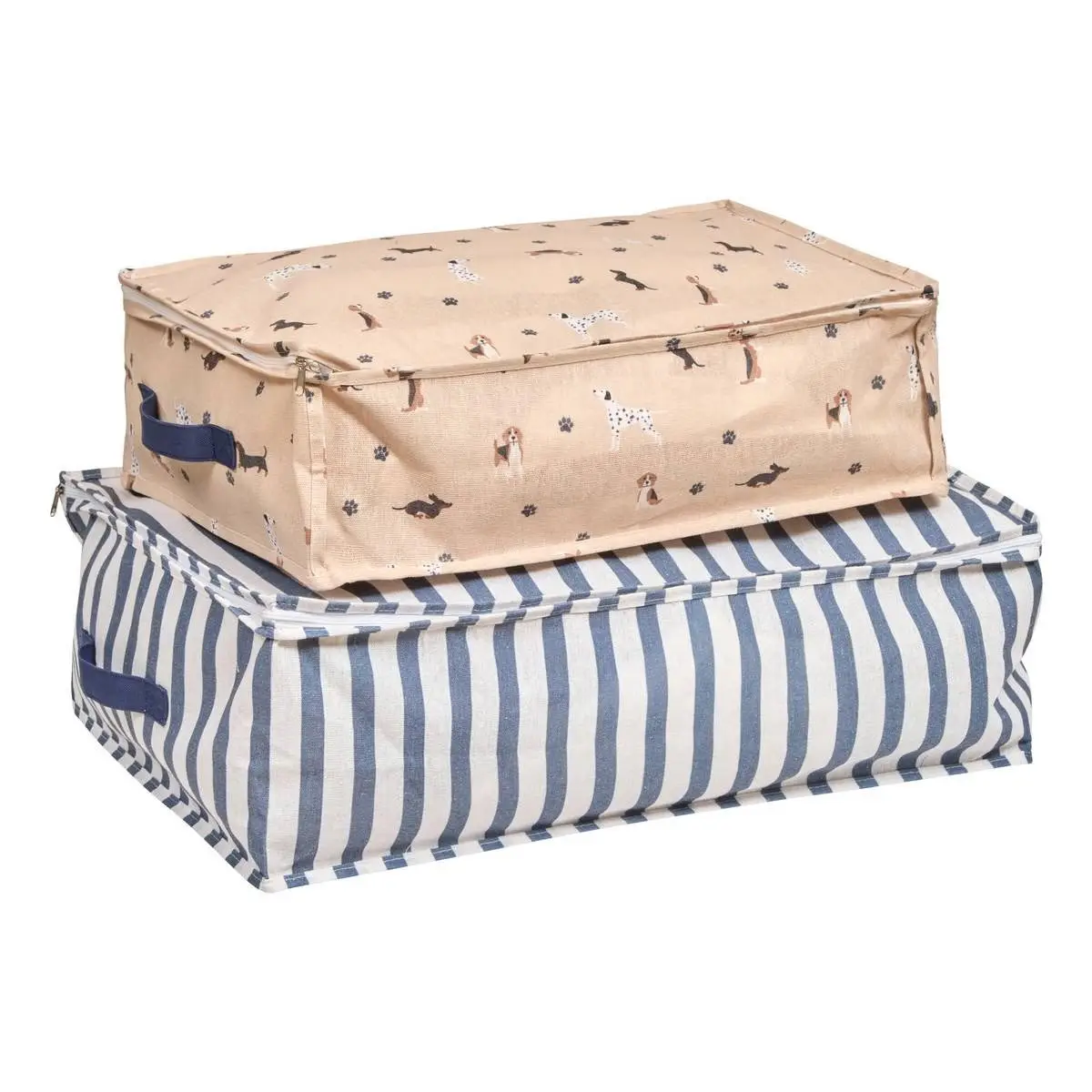 Lot de 2 Housses de Rangement Chien «Zippy» 60cm Multicolore