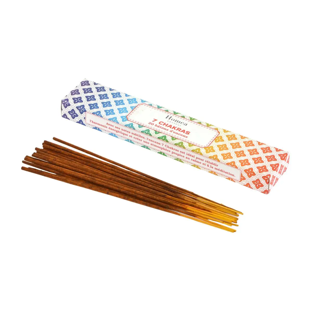 Lot de 20 Bâtons d’Encens «Senteur» 21cm Chakras