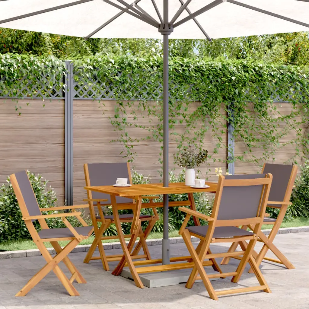 Lot de 4 Chaise bois composite Jewett City Anthracite 54 X 58 X 91 cm – P87211A