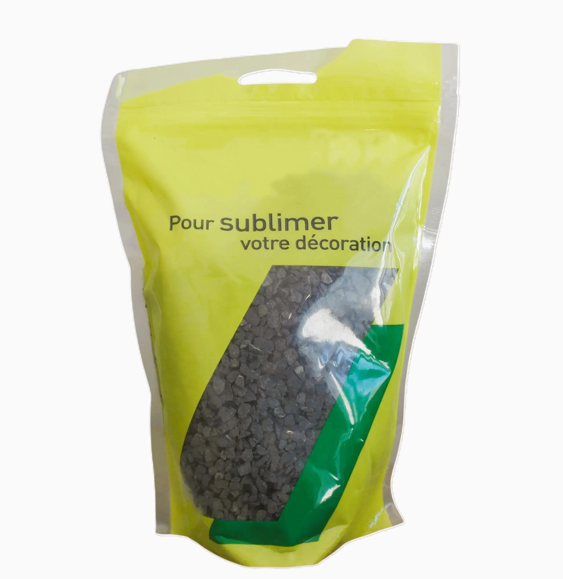 Gravillon noir marbre 4/6 en berlingot de 1kg