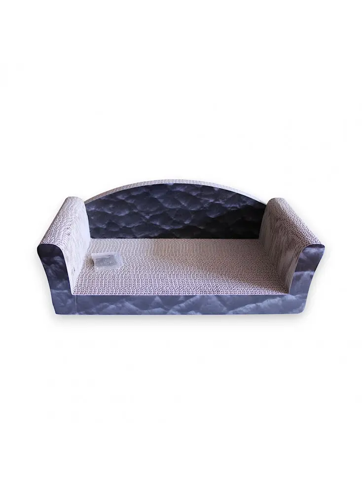 Griffoir forme canapé avec assise NOIR