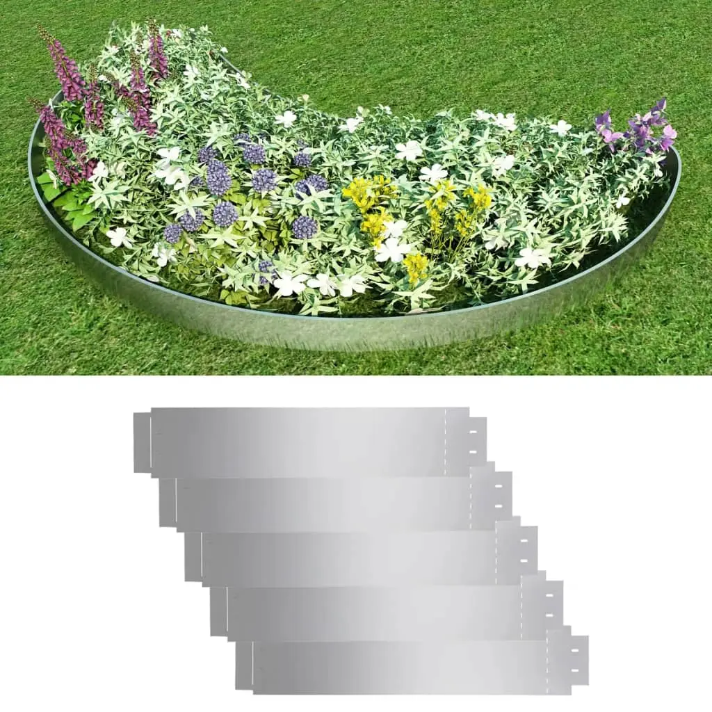 Lot de 5 Bordure autre Jorin Argent 100 X 19 cm – P87209A