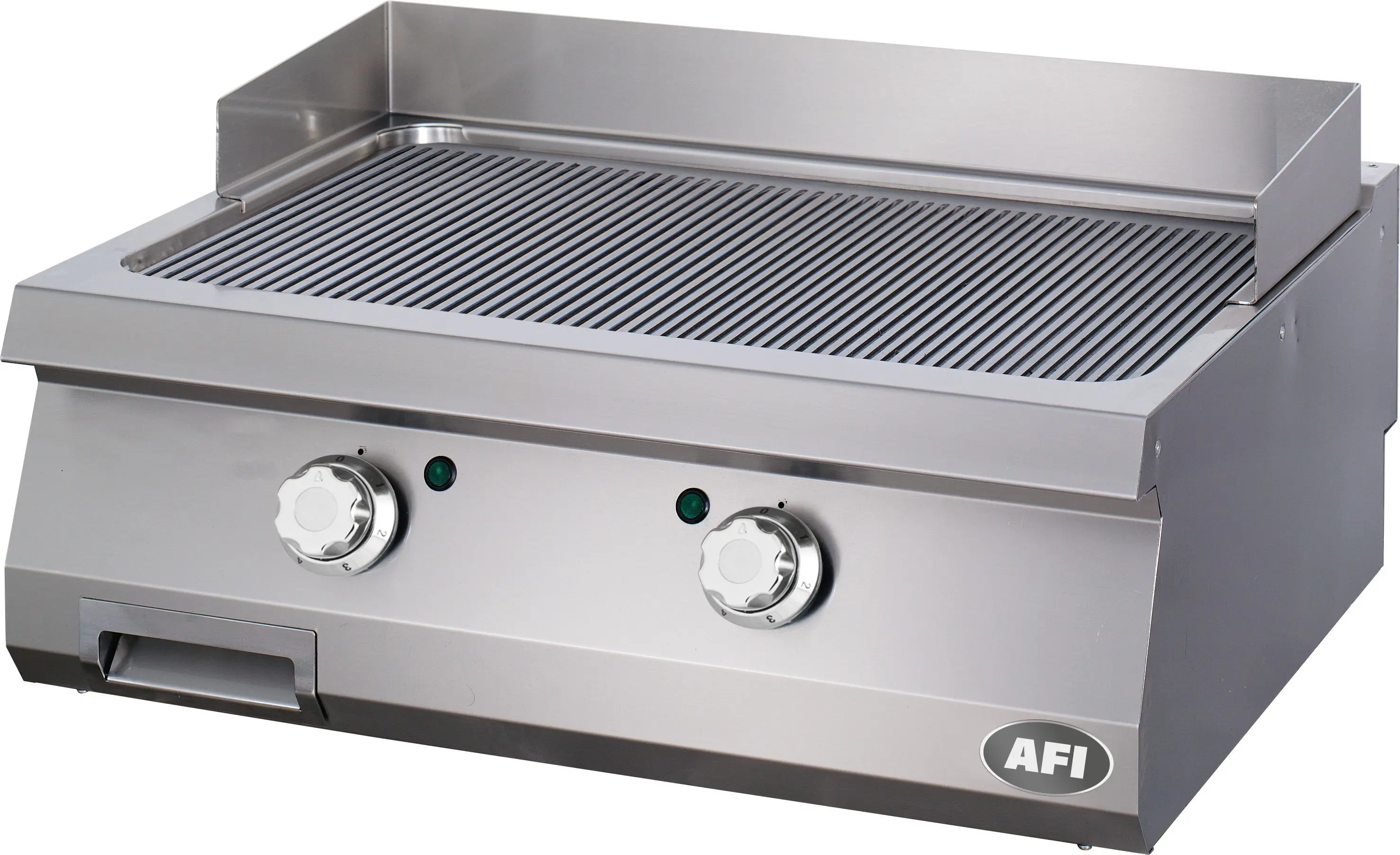 Grill Électrique à Poser Double Plaque Rainurée