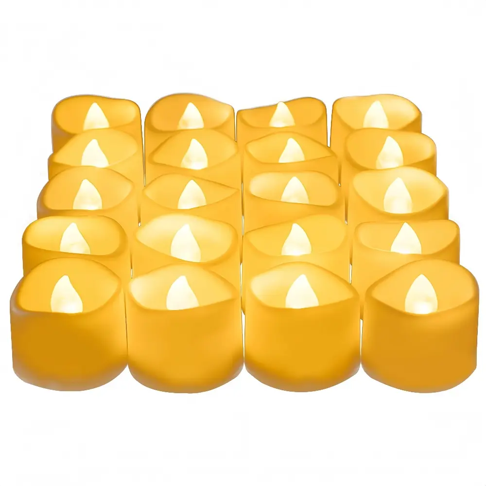 Lot de 24 LED Bougies Flamme Vacillante -IntiMeg