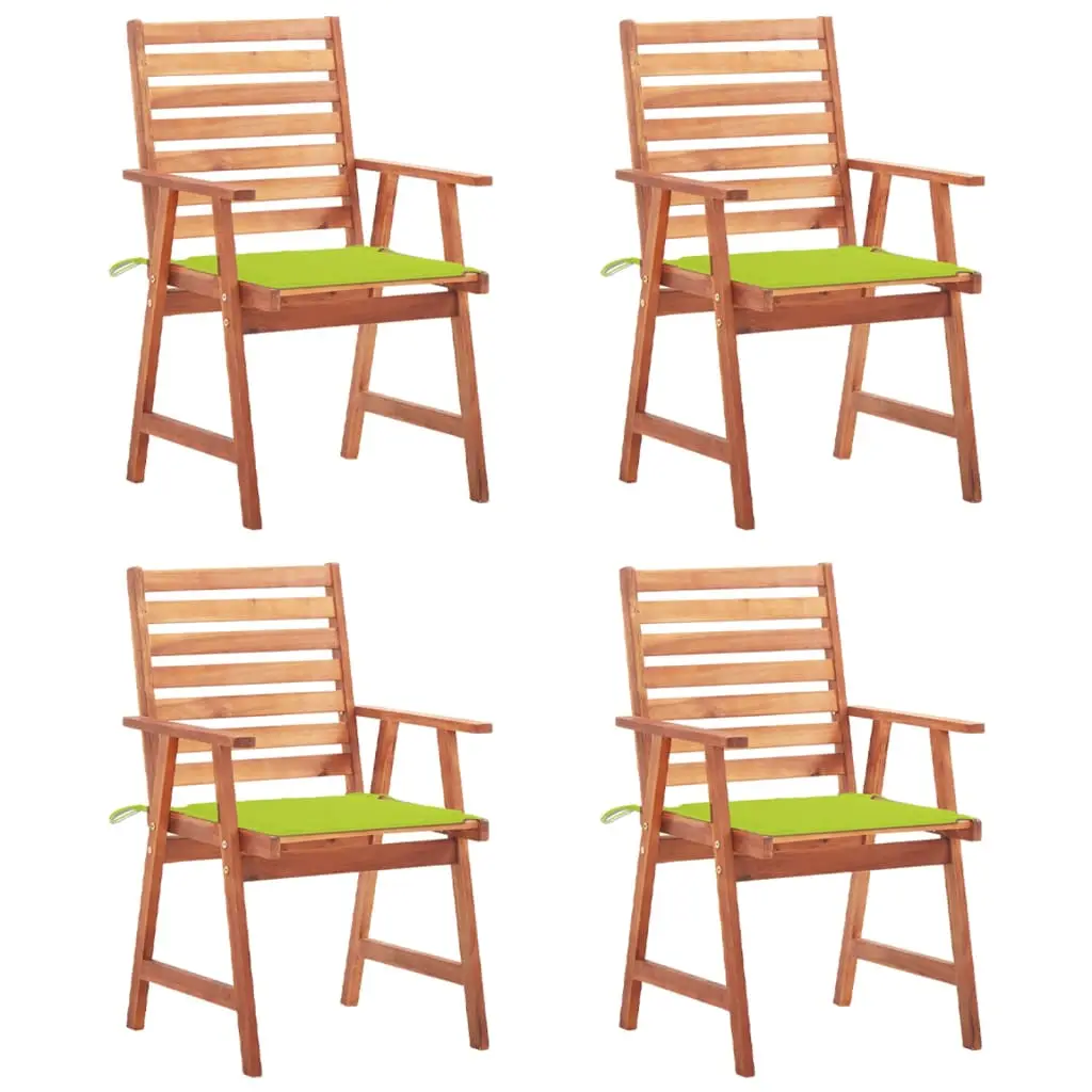 Lot de 4 Chaise bois composite Irina Naturel 50 X 50 X 3 cm – Prolenta Premium