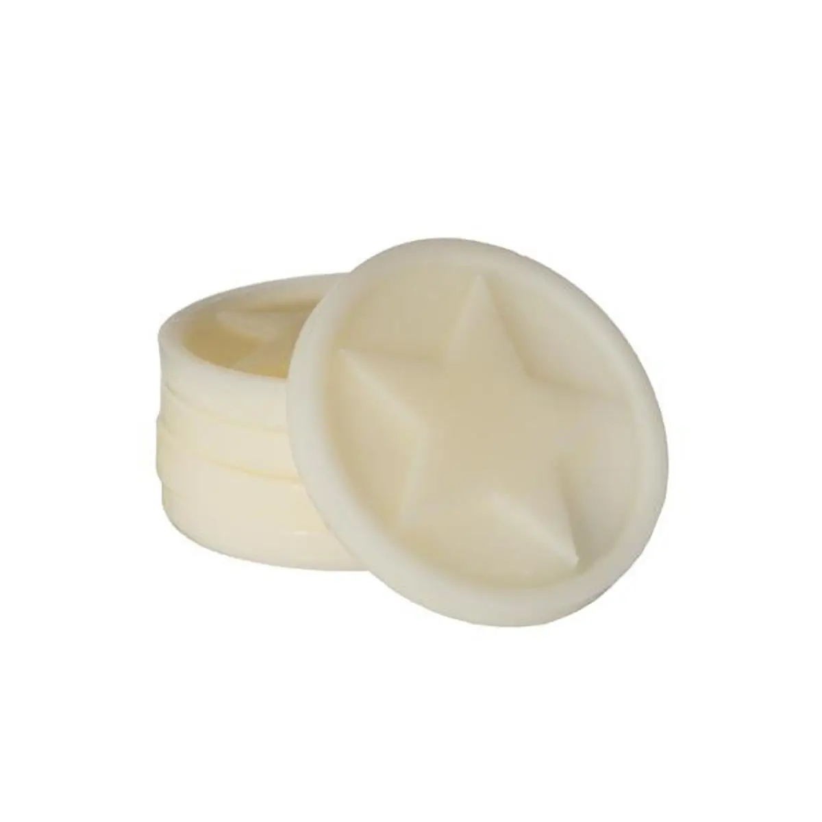 Lot de 5 Cires Parfumées à Brûler «Etoile» 45g Vanille