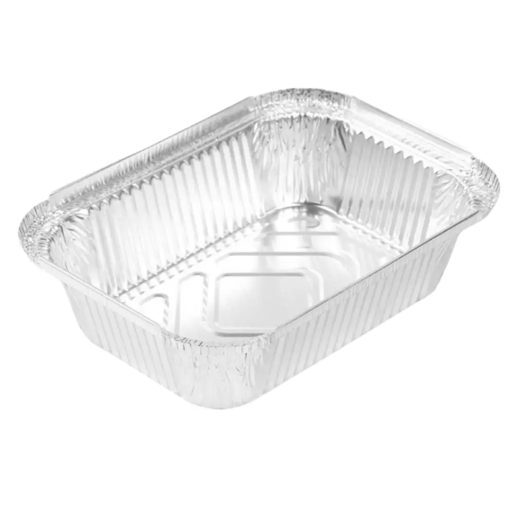 Lot de 30 Barquettes alu Jetables – 17,5×22 cm – 1000 ml – Pour barbecue et cuisson – DtopbuyAge