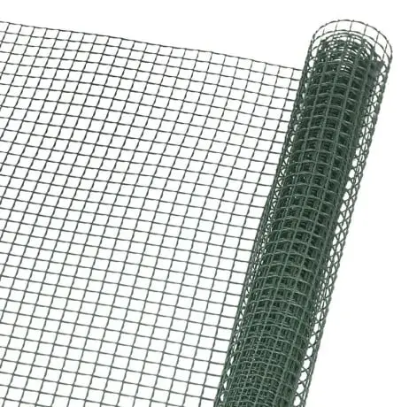 Grillage plastique pour animaux 10 x 10 mm, Hauteur 1 m, Couleur Blanc