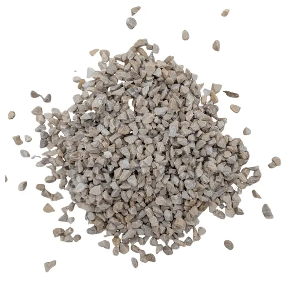 Gravillons calcaire blanc 6/10 mm – Sac +/