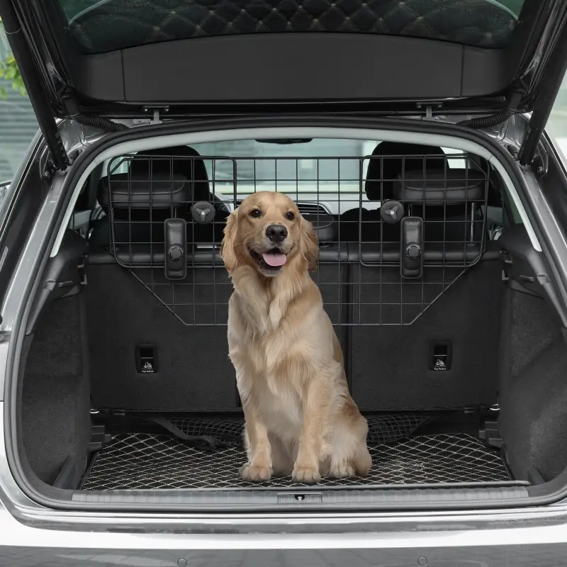 Grille Séparation Coffre Chien Universelle Métal Auto 90