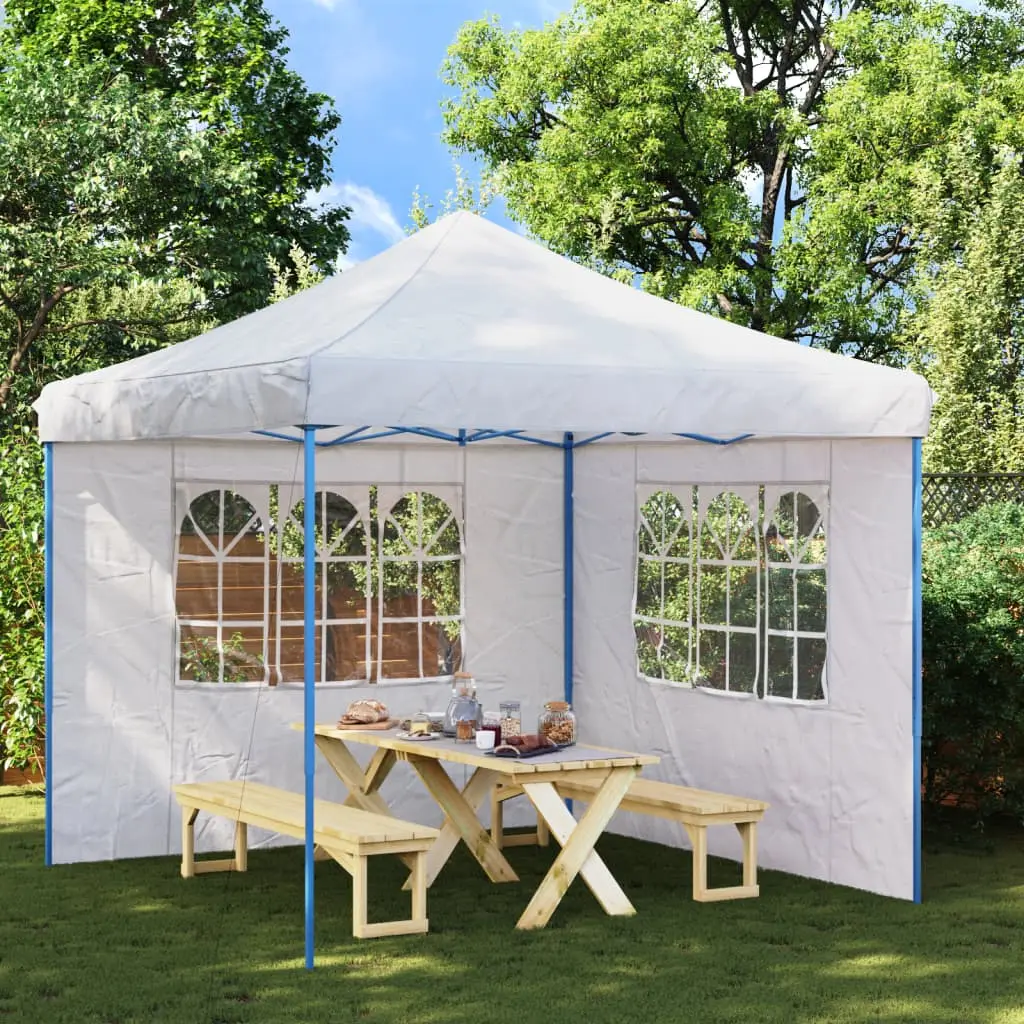 Lot de 2 Pergola Thyrka Blanc 300 X 195 cm – P87209B