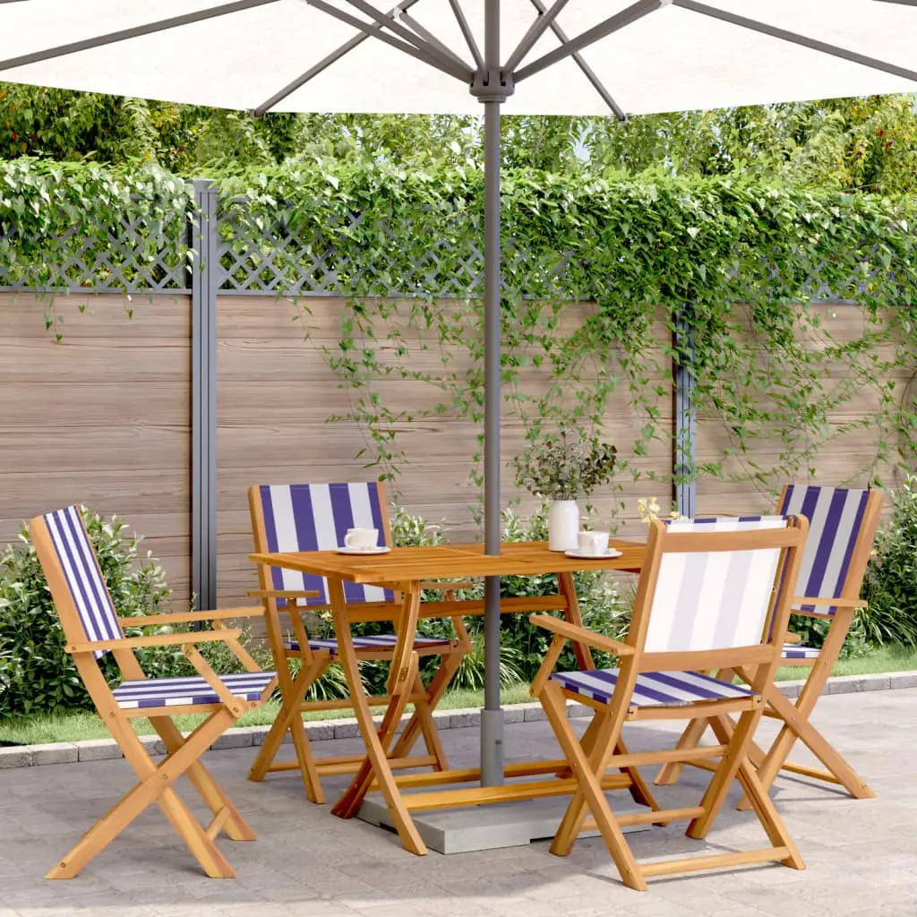 Lot de 4 Chaise bois composite Jewett City Bleu 54 X 58 X 91 cm – P87211B
