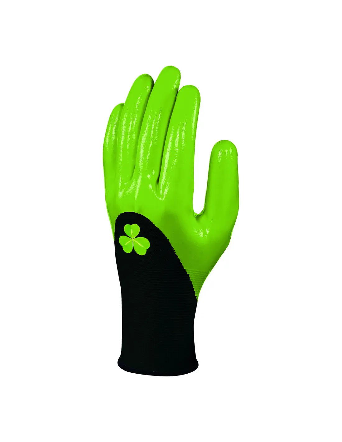 Gants Spécial Récolte Tricot Enduit Vert Sur Carte