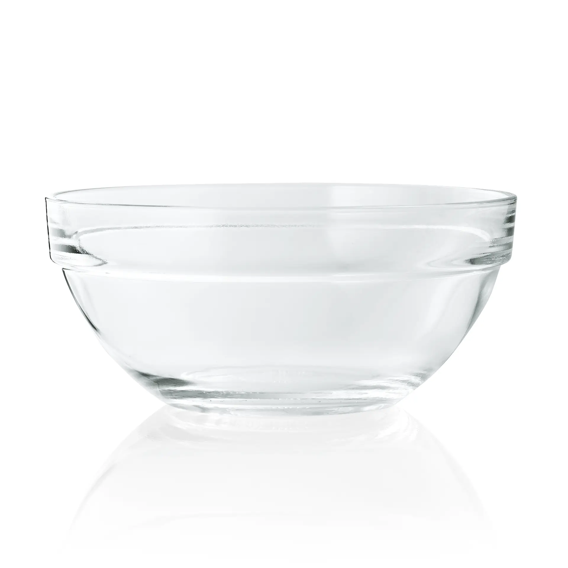 Lot de 3 Bols en Verre trempé 1,6 L H 95 mm Ø 200 mm – Was Germany