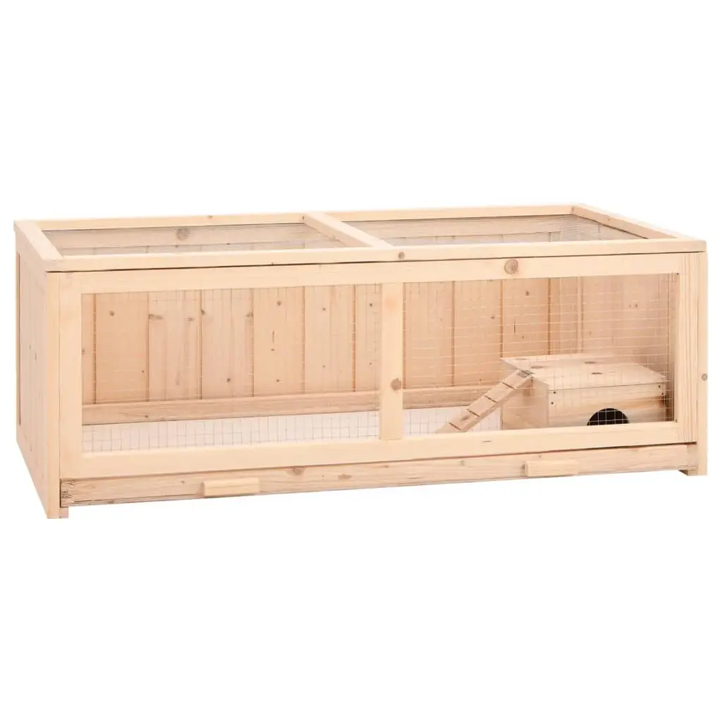 Grande cage à hamster en bois 104 cm avec plateau de nettoyage – ComfortXL Outdoor Living