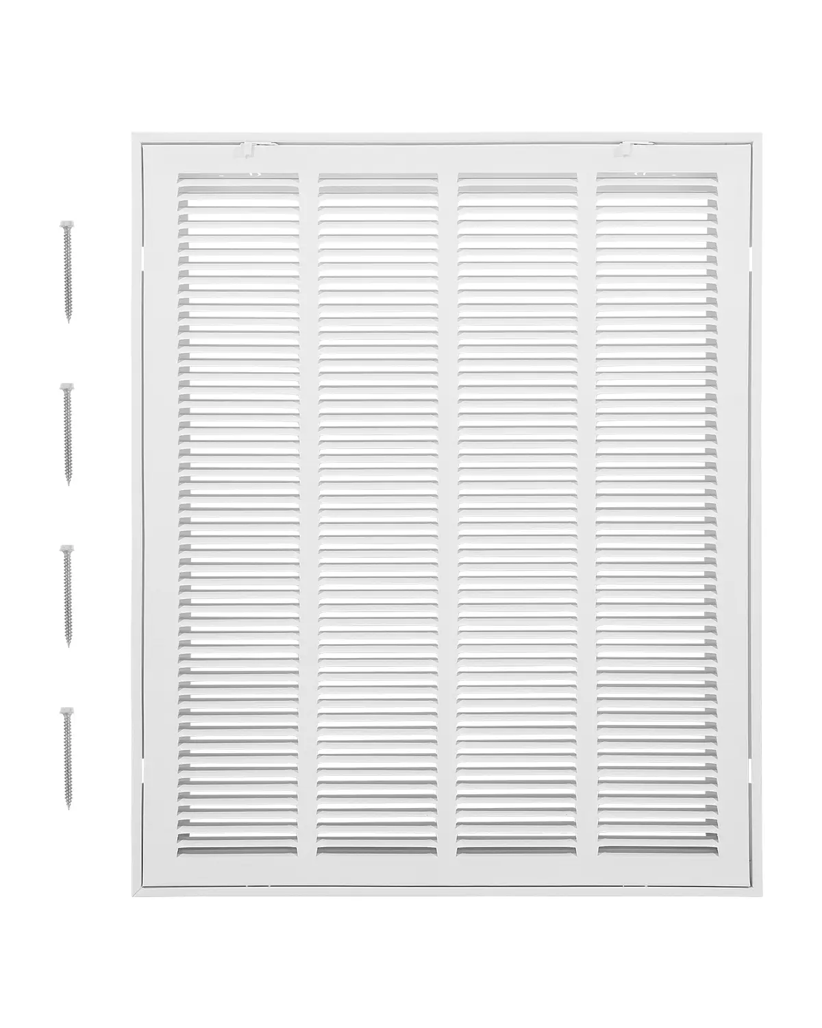 VEVOR Grille retour air 50x63cm, acier, ventilation, filtre non inclus.