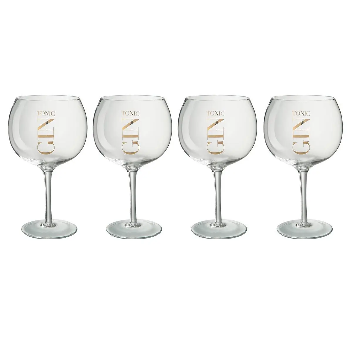 Lot de 4 Verres à Gin «Apéritif» 21cm Transparent