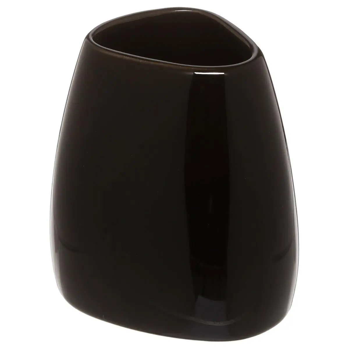 Gobelet Salle de Bain «Galet» 9cm Noir