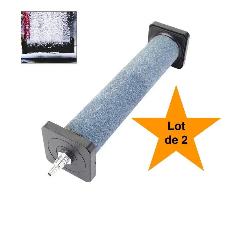 Lot de 2 Grands Diffuseurs D’Air Pour Bassin De Jardin, 22 cm De Longueur