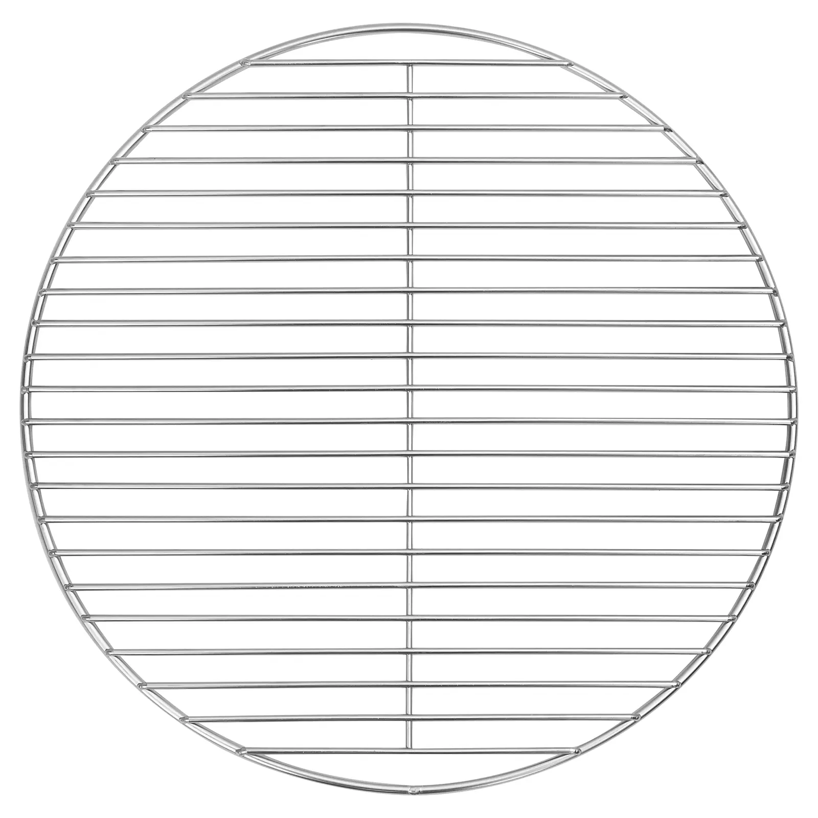 Grille de BBQ Argent Ø43 cm Acier Inoxydable