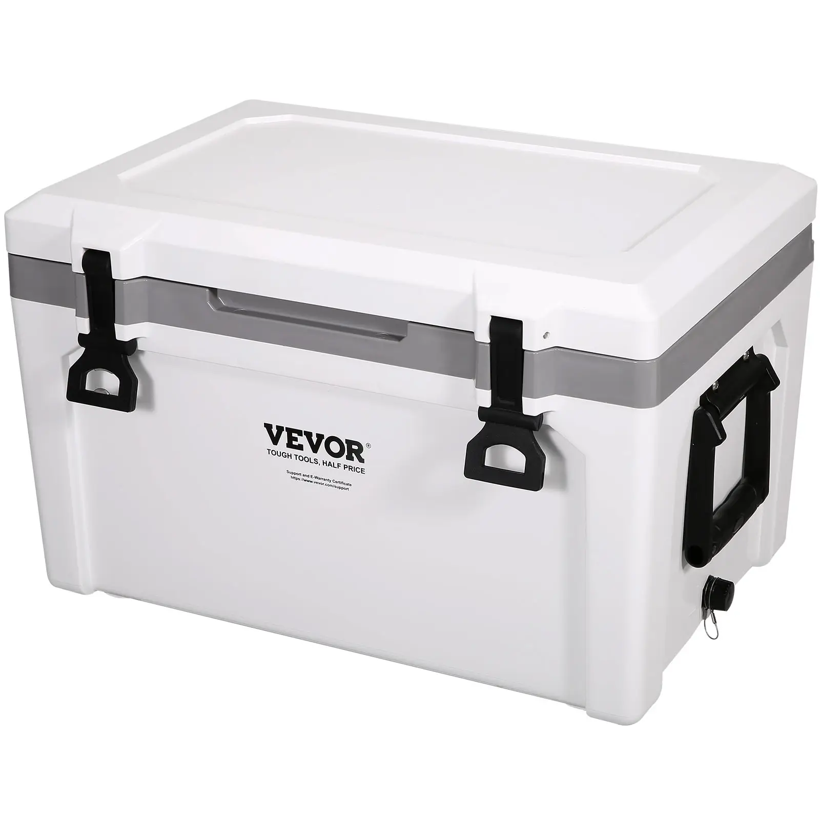 VEVOR Glacière portable 49,2 L, plastique PP, isolation mousse. Randonnée.