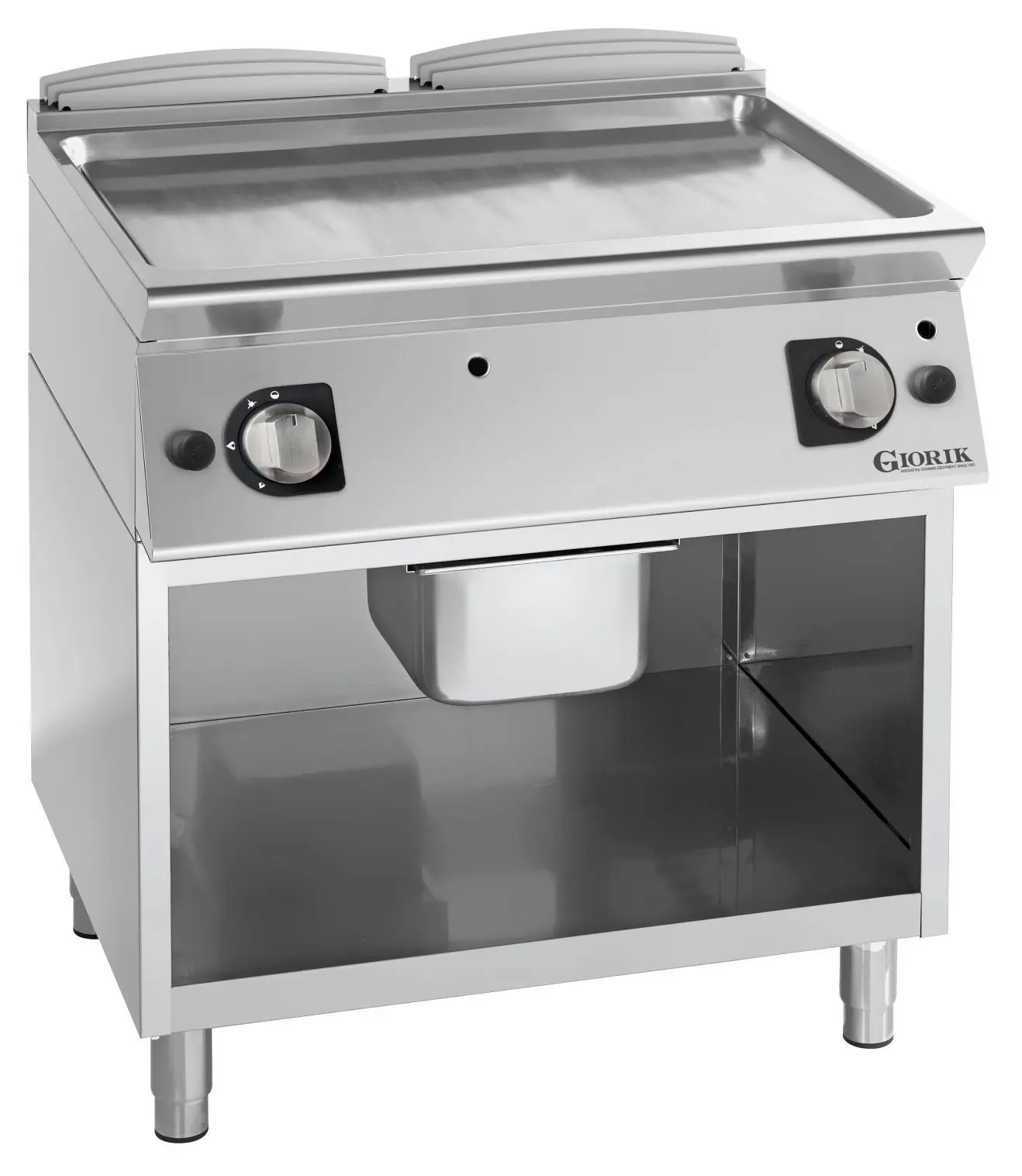 Grills Gaz, acier chromé, surface de cuisson doubles