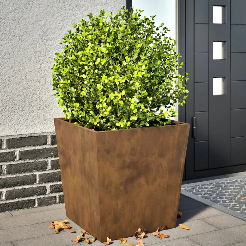 Lot de 2 Jardiniere plastique Ilari Nature 50 X 50 cm – P95054N