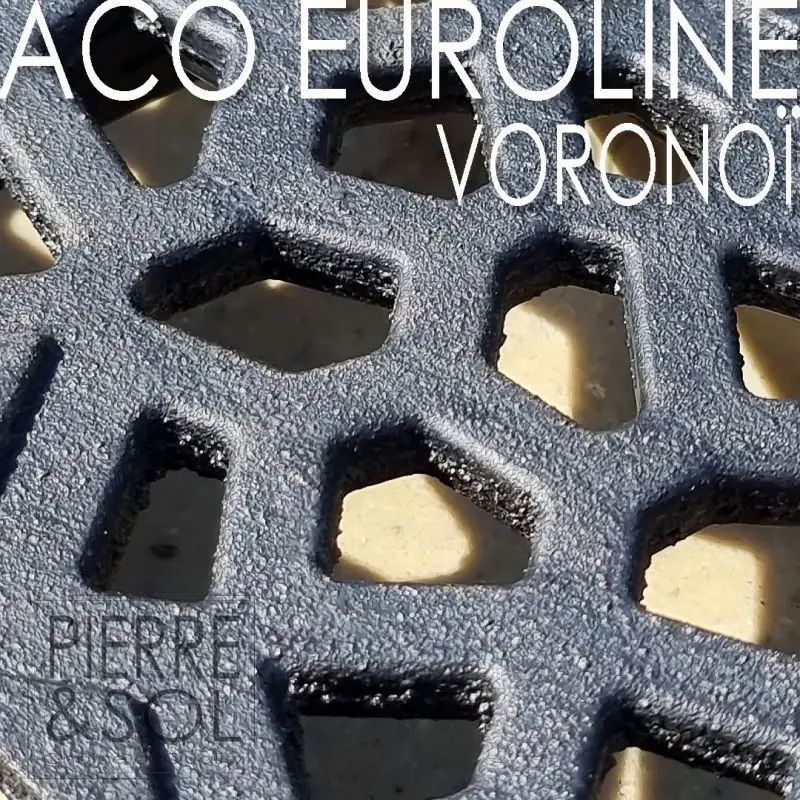 Grille design Voronoï pour caniveau
