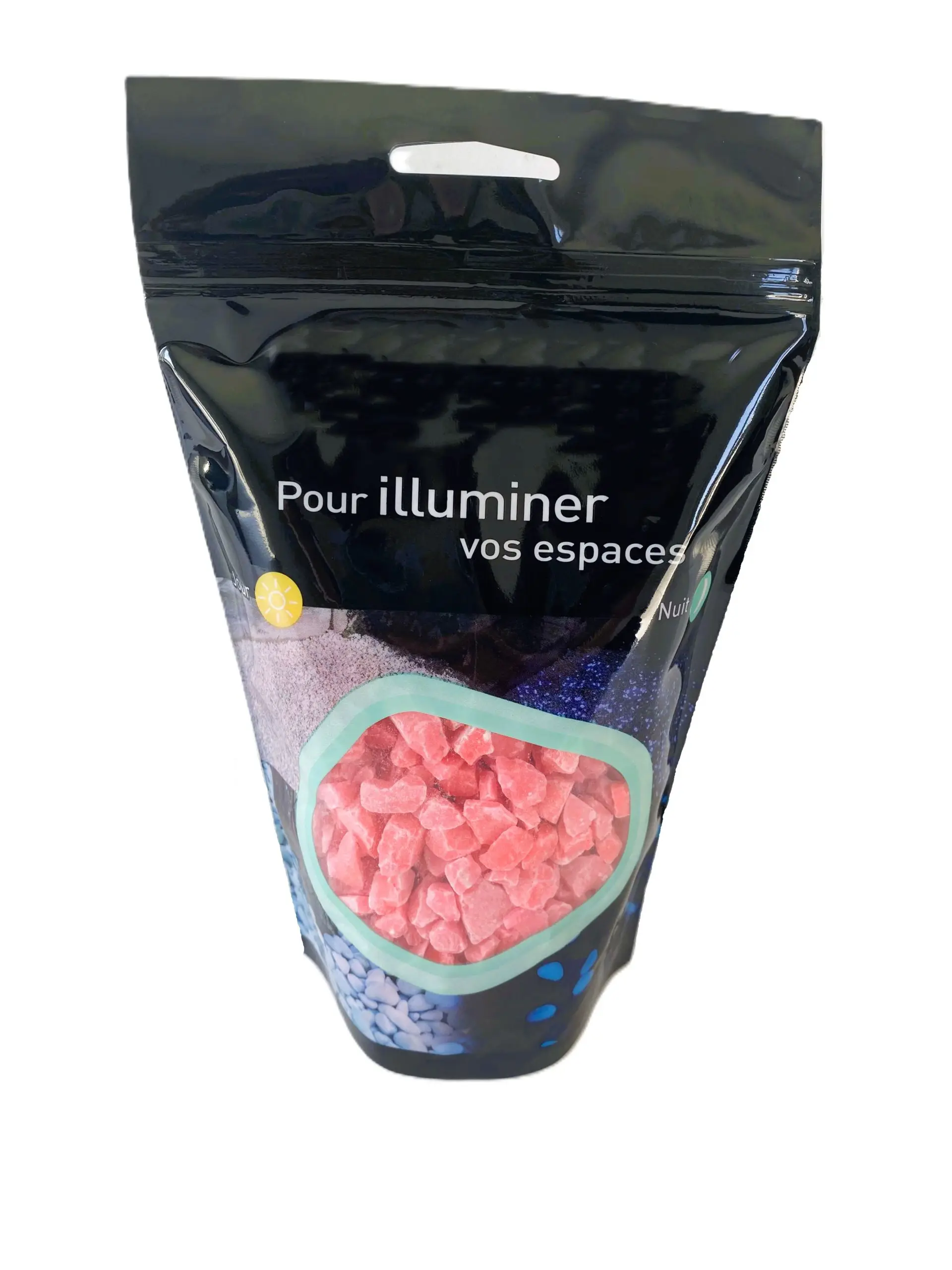 Gravillon rose lumineux 6/10 en berlingot de 400g