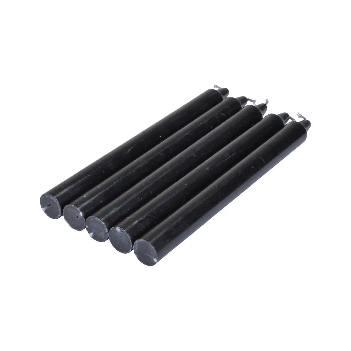 Lot de 5 Bougies Chandelier «Essentiel II» 19cm Noir
